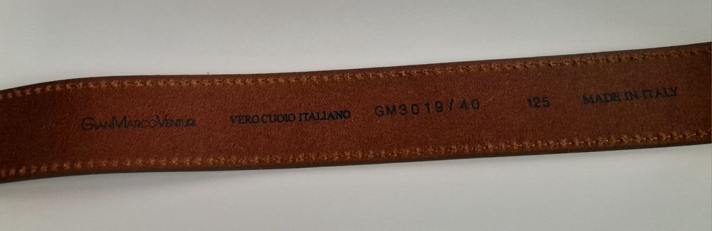 Curea barbati piele naturala Gian Marco Venturi 125 cm