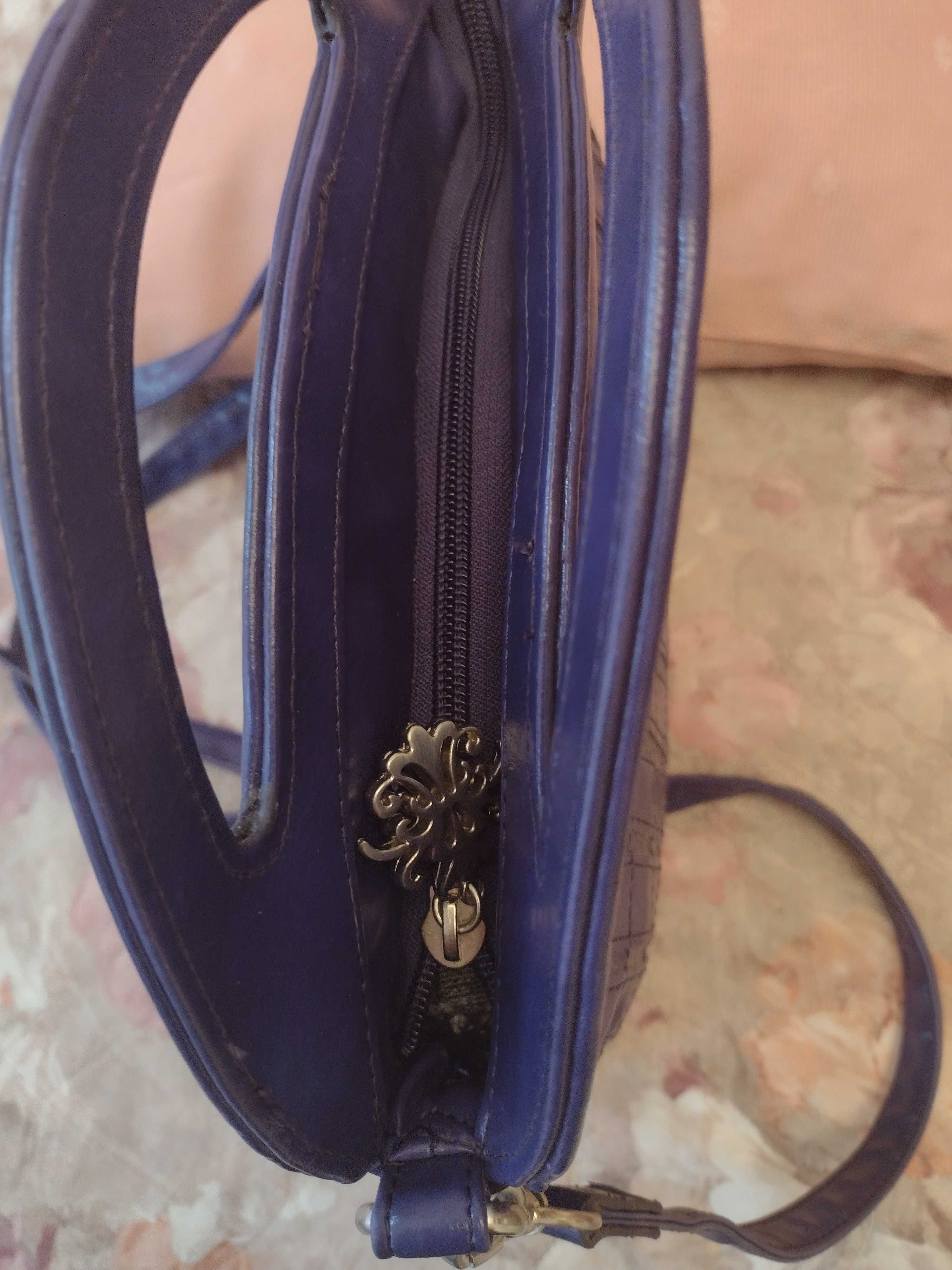 Нова лилава дамска чанта Bagcac