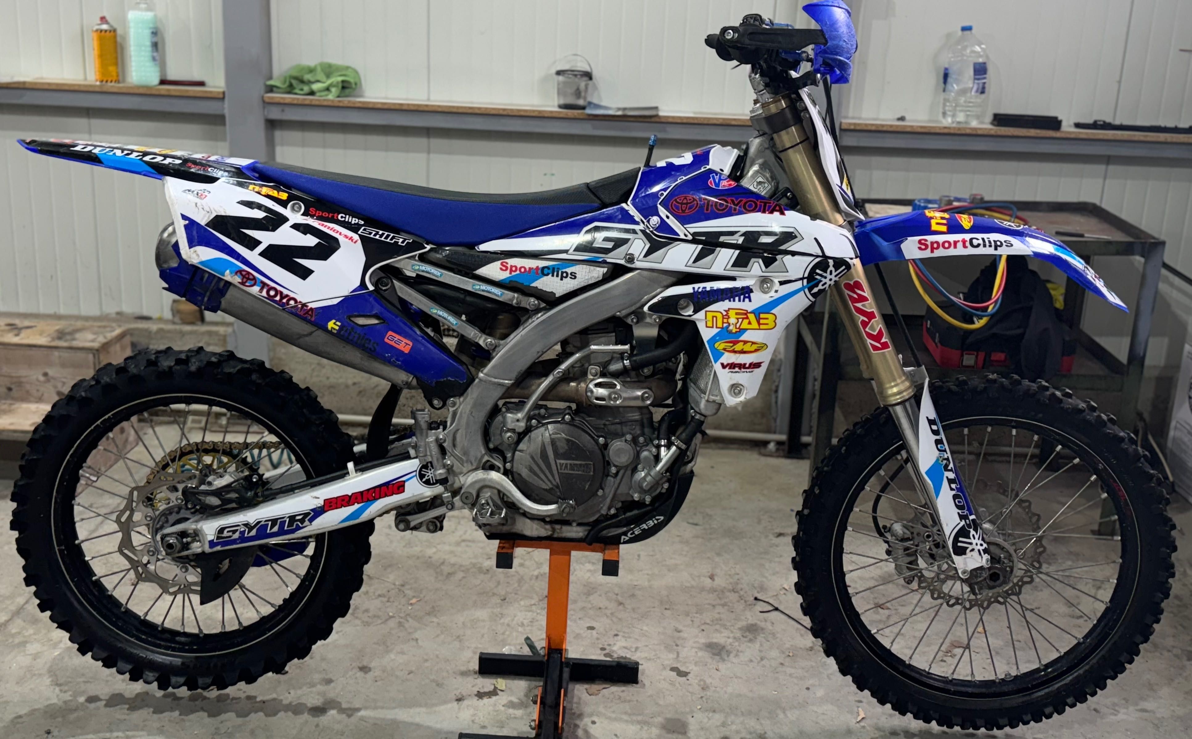 Yamaha YZF 450, 2017 г., инжекцион.
