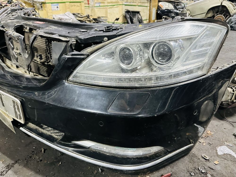 W221 рестайлинг бампер фары капот мерседес бу запчасть авторазбор мерс