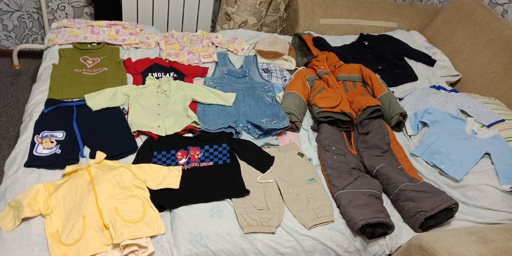 Пакет вещей на мальчика