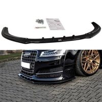 Prelungire bara fata Audi S8 D4 (2014-2017) negru lucios