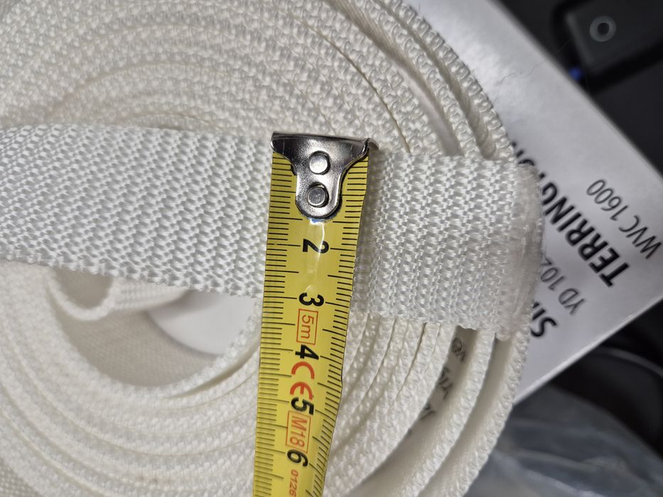 Лента ременная, белая