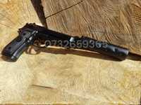 Super PRET Beretta m92 cu amortizor pistol airsoft AEG MetalSlide