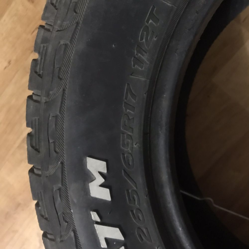 Hankook зимние, 2 шт 265/65 R17