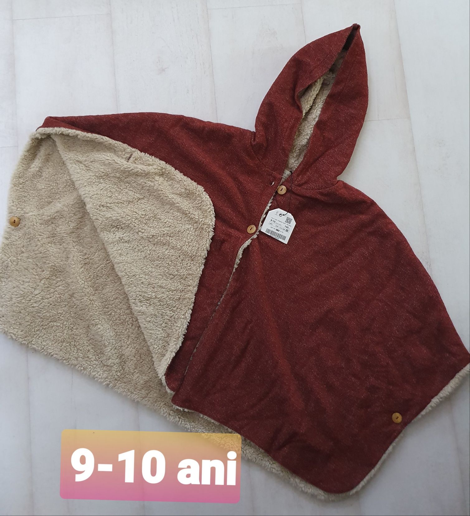 Poncho copii zara