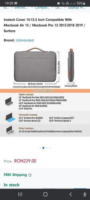 Okazie!Huse laptop,tableta INATECK