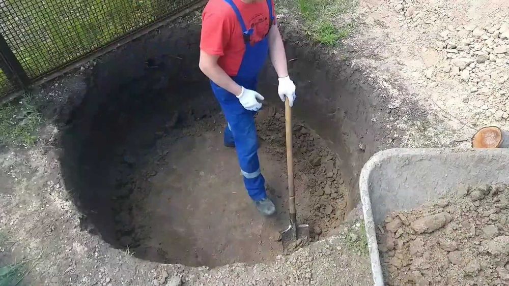Копка Траншей Септик для Сливных Котлованов Ям под Канализацию Шымкент