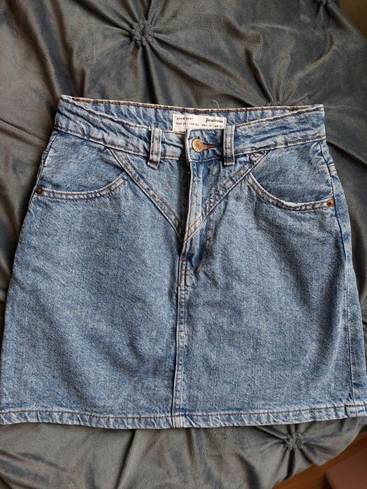 Fustă denim Stradivarius