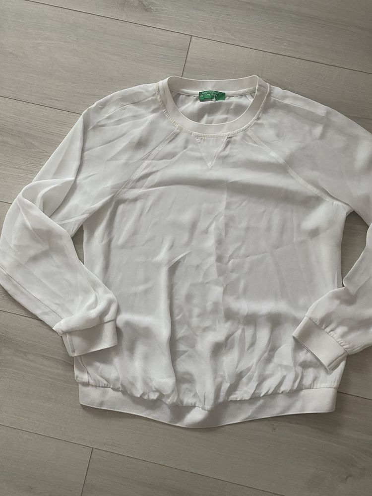 Bluza alba, Benetton, S