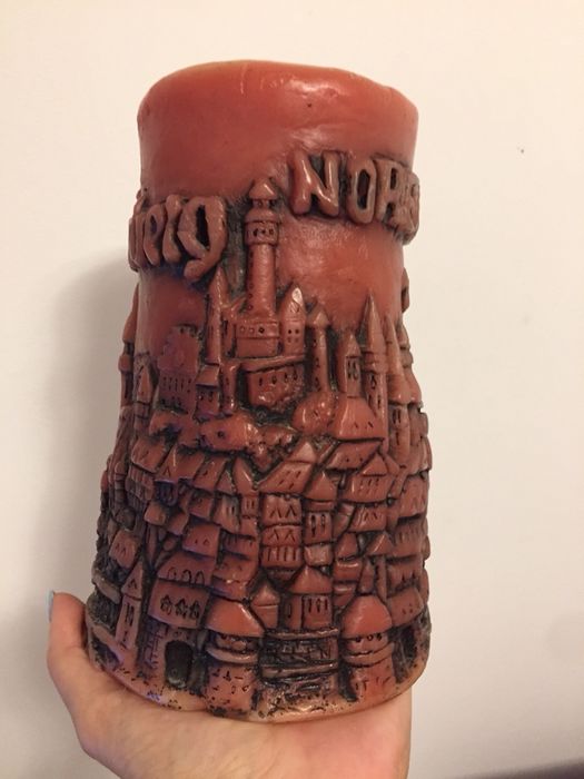 Lumânare vintage “Nurenberg 1640”, din anii 1980