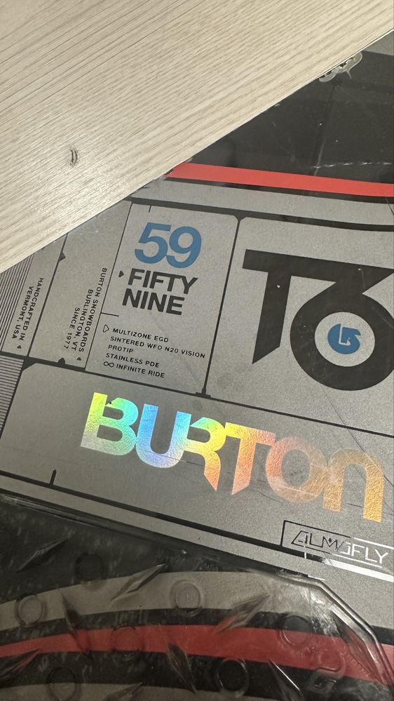 SET SnowBoard Burton T6 de 159cm + legaturi + boots