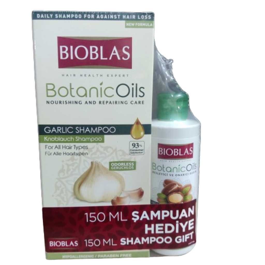 Bioblas botanic oils garlic shampoo anti hair loss