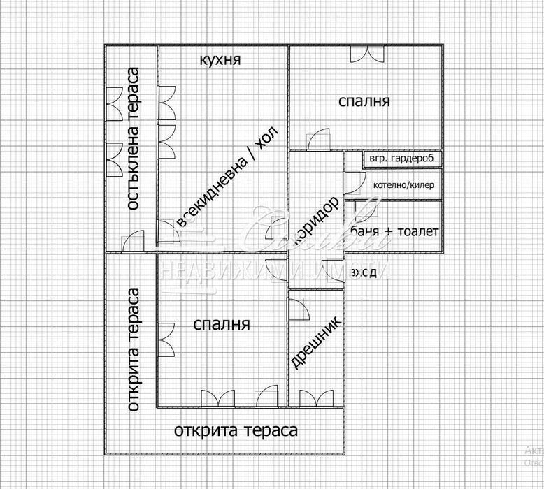 Етаж от МАСИВНА ТУХЛЕНА къща - кв. Дивдядово