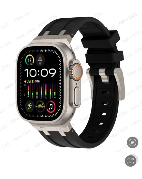 Curea Husa Incarcator Titanium Soft Iphone Apple Watch Ultra