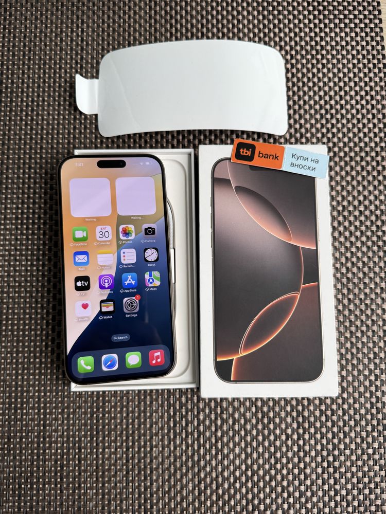 НОВ! 256•iPhone 16 Pro max*ЛИЗИНГ 80лв/м айфон 16 про макс 256