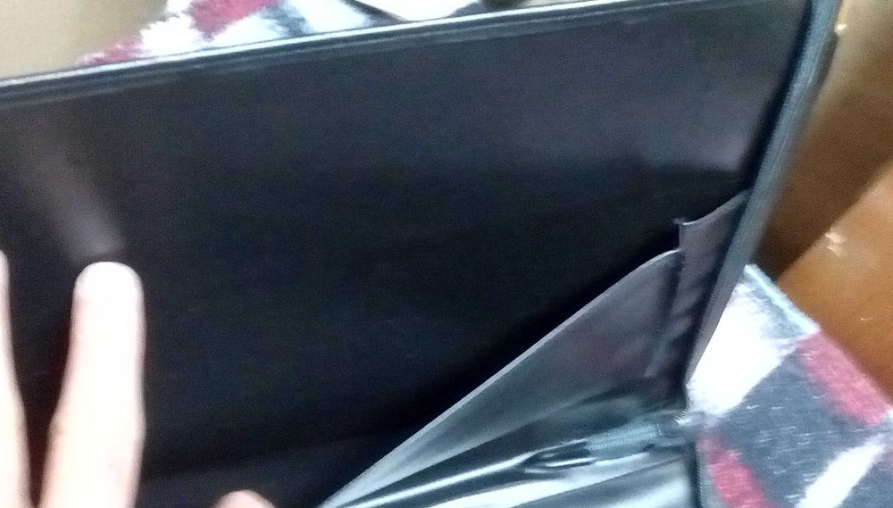 Папка черна, органайзер за документи 39/27см