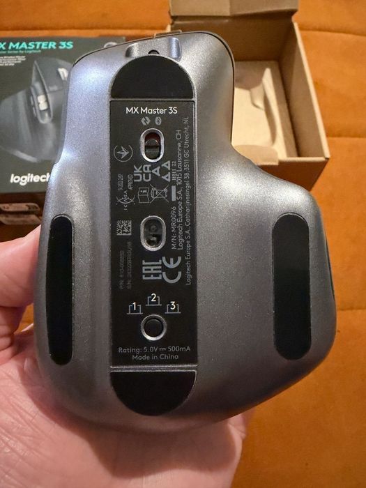 Mouse Wireless LOGITECH MX Master 3S Performance, 8000 dpi, silent