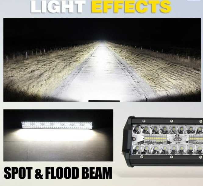 Led bar auto drept 107 cm 900W Spot & Flood Combo Beam