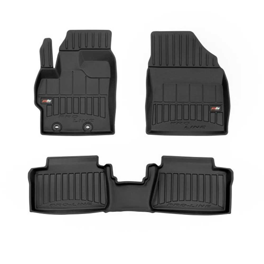 Гумени стелки зa Toyota Yaris след 2020 г., ProLine 3D