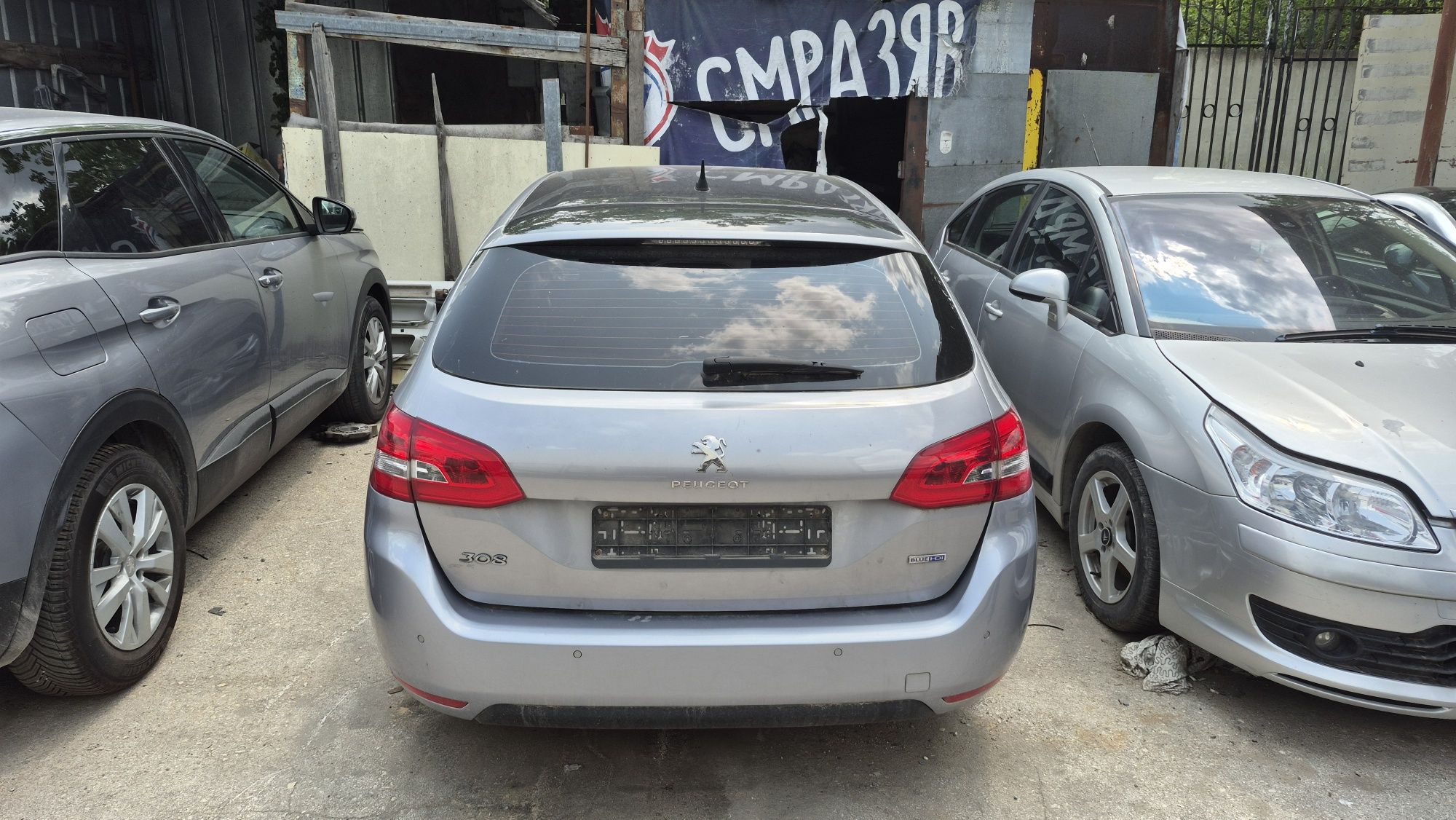 Peugeot 308 2.0 BlueHDI AUTOMATIC бракувана