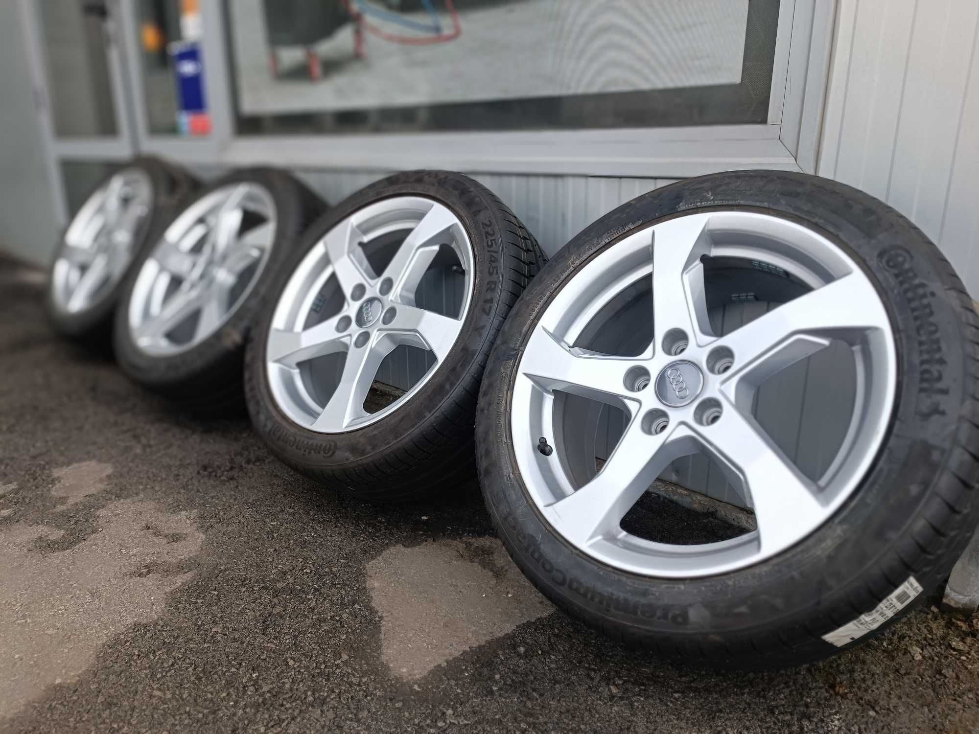 Нови ОРИГИНАЛНИ джанти 17 цола 5 112 за Audi