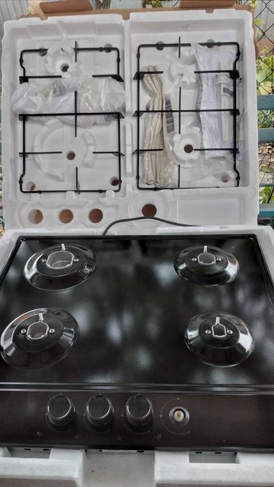 встраиваемая газовая, варочная панель веkо