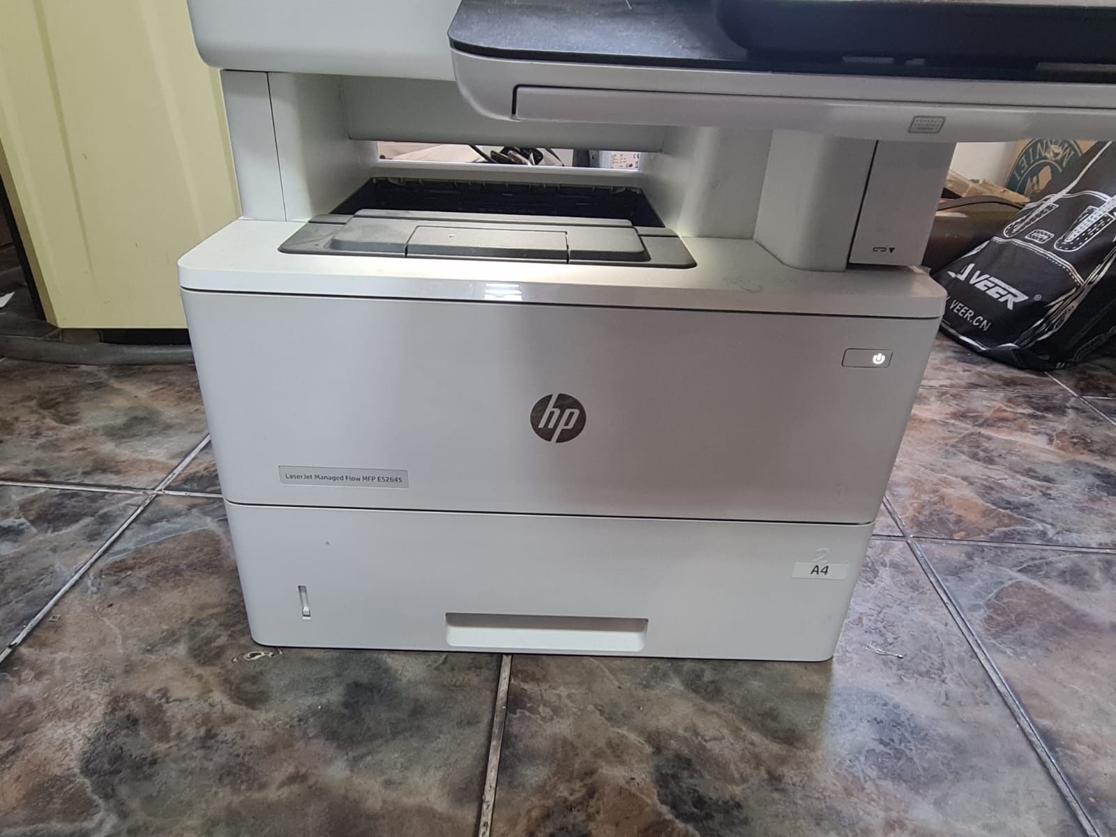 HP Laser Jet Managed Flow MFP E52645