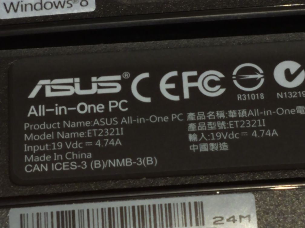 PC ALL-IN-ONE asus i5-4200u