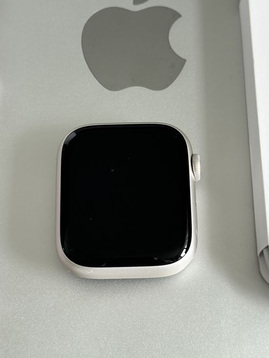 Apple Watch 7 Silver Ceramic Case 45mm GPS LTE / Nefolosit NOU - Acces