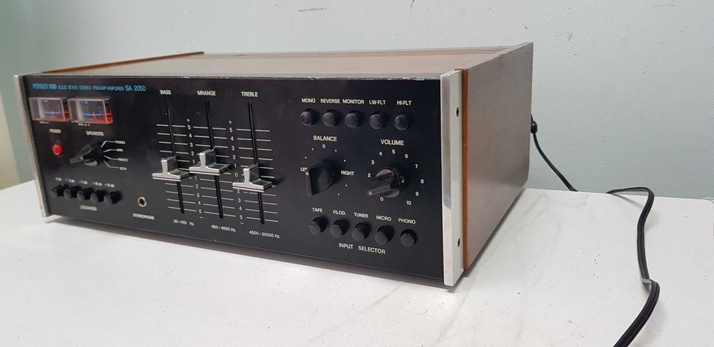 Perser SA 2050 solid state preamp amplifier stereo vintage Italy