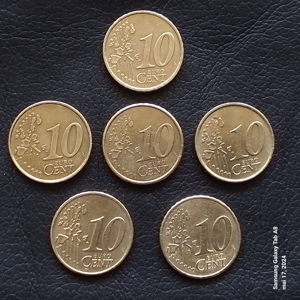 TOP monede 10 cent an 2002