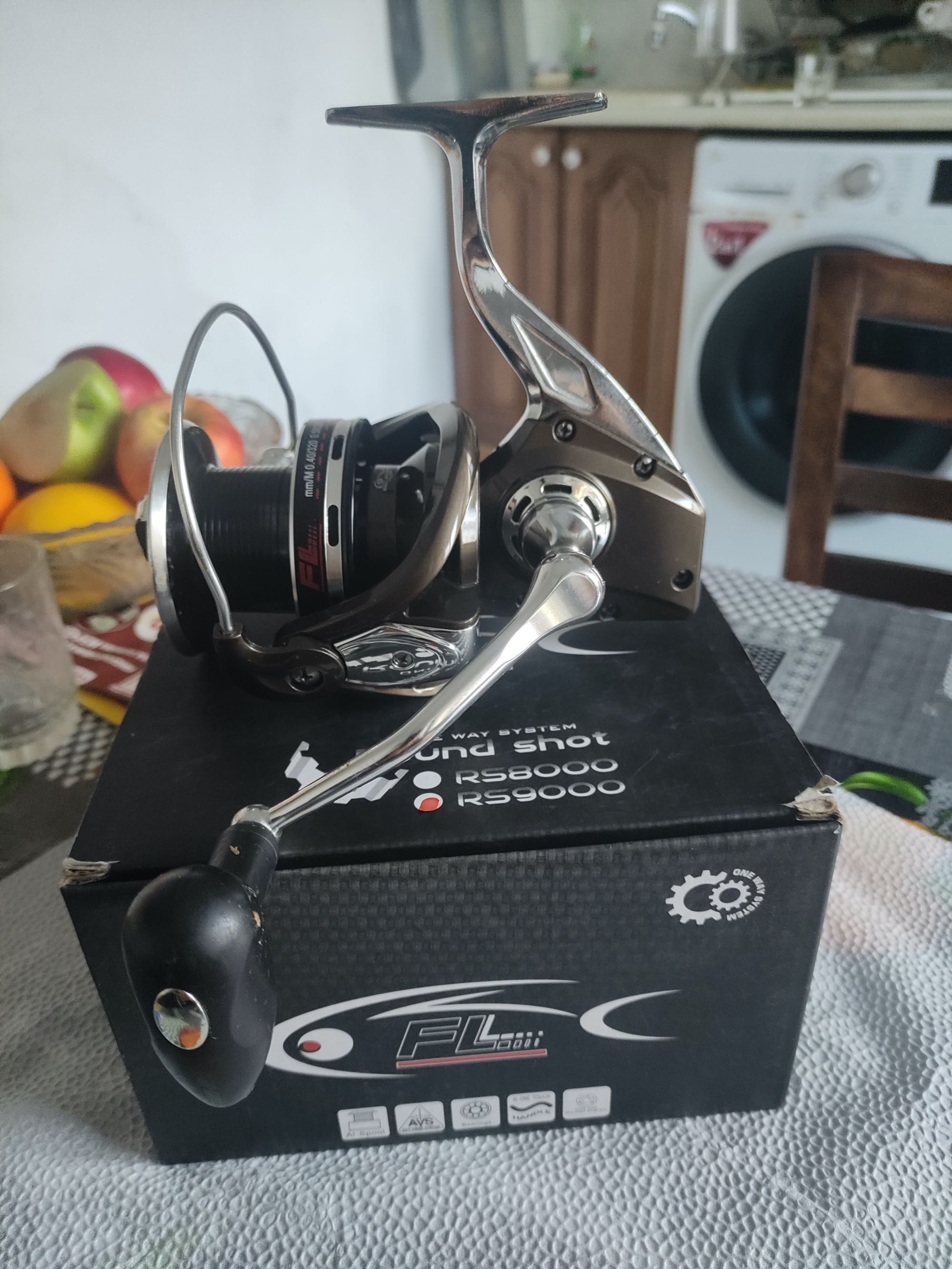 Daiwa 250 X, Mitchell 410A, FL RS 9000, FL Fast 6000