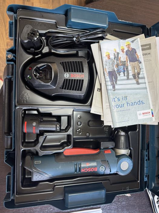 Bormasina unghiulara Bosch GWB 12V-10 filetanta noua