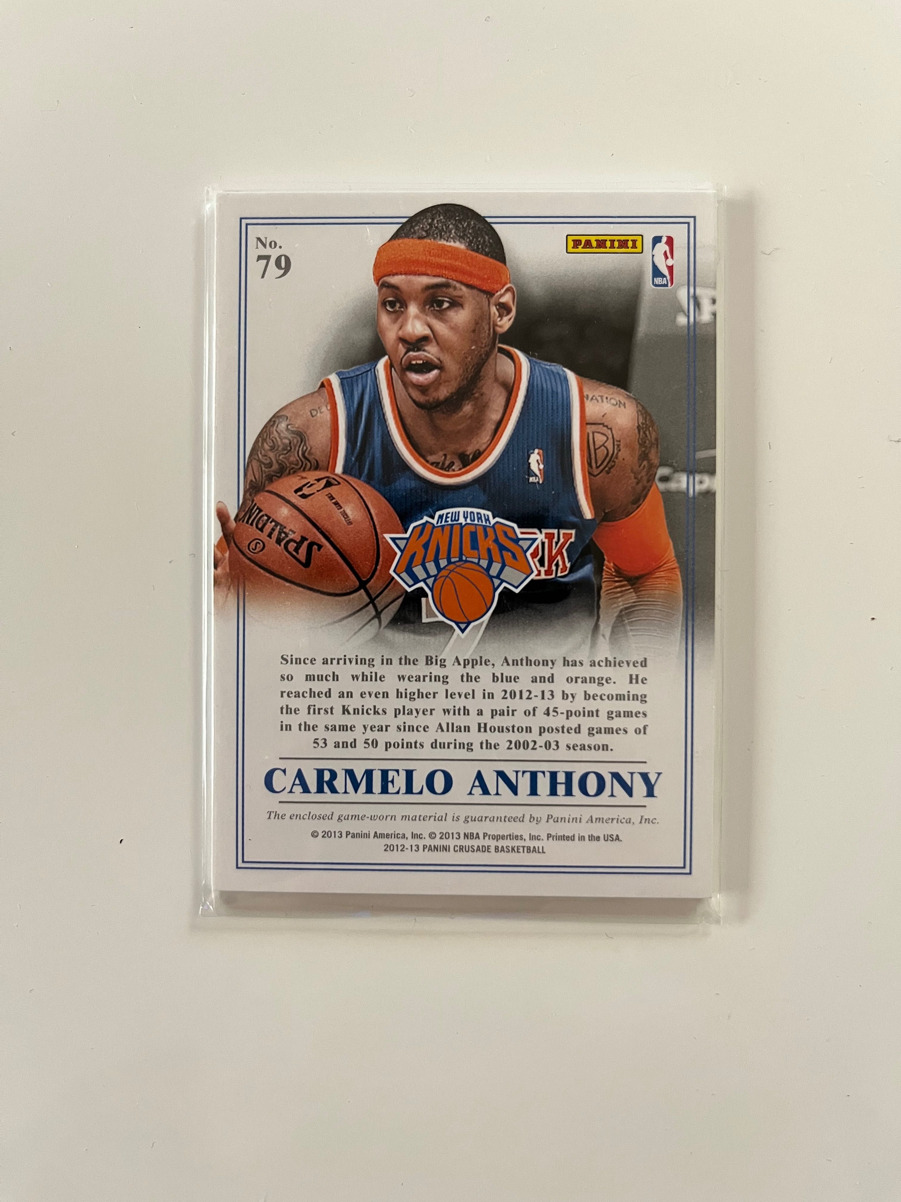 Panini NBA card , Knicks , Bulls , Suns ,