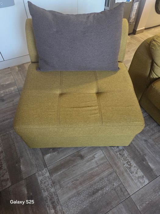 Диван с лежанка от ляво с размери 255/90/178 + канапе