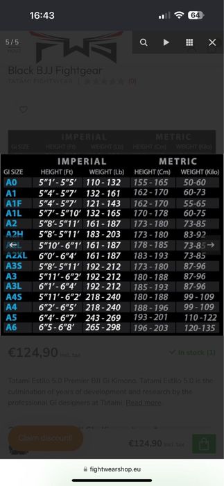 Kimono Tatami Estilo 5.0 BJJ