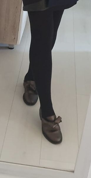 Pantofi dama / mocasini, piele, marime 36/37, eleganți, talpa joasa