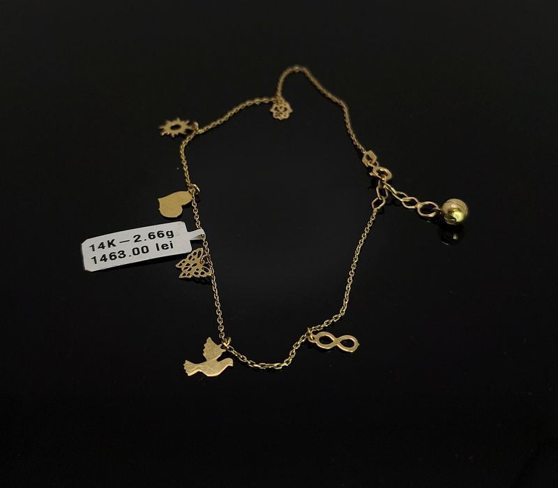 Bijuteria Royal bratara din aur 14k 2.66 gr