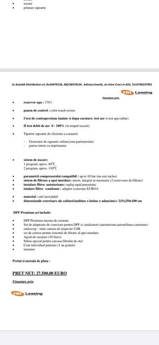 aparat curatat filtru particule