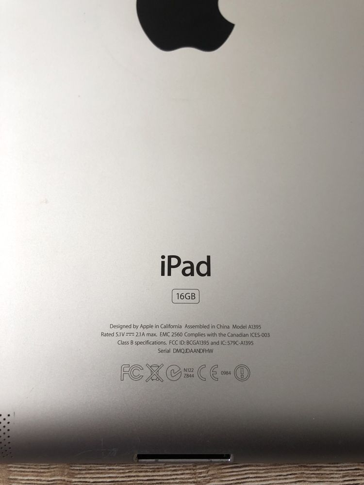 iPad A1395 16GB 2 Generation