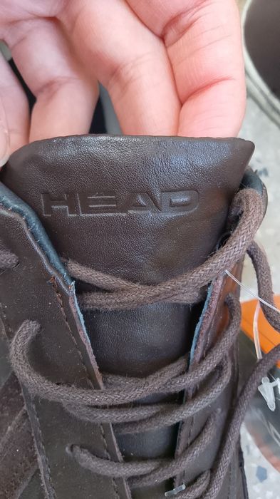 Нови мъжки маратонки на Head от естествена кожа