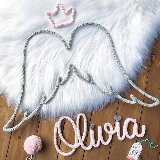 Ночник вязанные имена