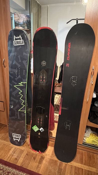 Сноуборды (без креплений, цена в описании)