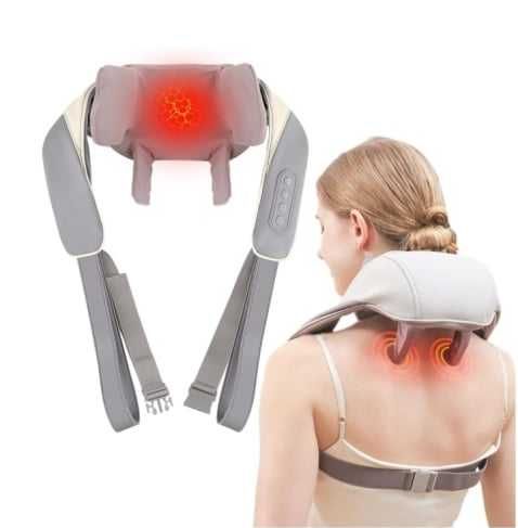 Aparat pentru Masaj Cervical, Hands-Free, Functie Incalzire