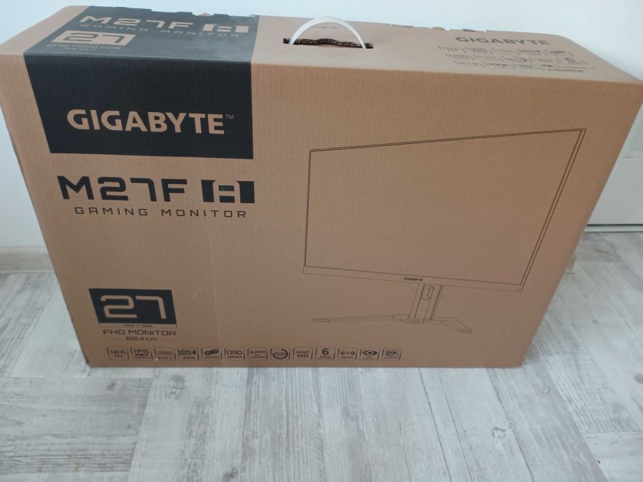 Monitor Gaming Gigabyte M27F-A 27 inch FHD IPS 1ms 165Hz KVM USB-C HDR