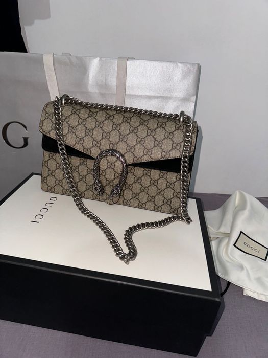 Geanta originala Gucci Dionysus GG Supreme noua cu factura