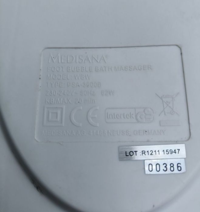 Aparat masaj pt picioare Medisana