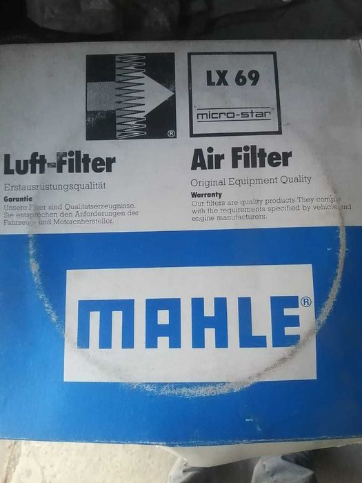 Фильтр воздушный mahle lx69