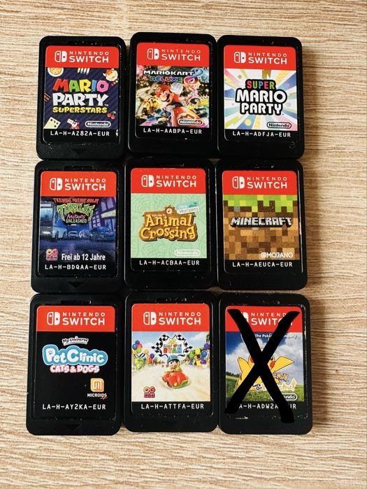 Игри за Nintendo Switch Minecraft,Animal crossing, Pokemon, Mario и др